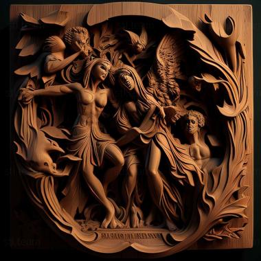 3D модель Академия Абры возвращается в Кагаме (STL)